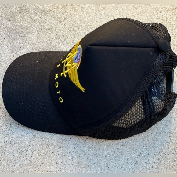 Cafe Moto Snapback Hat Cap Black Spell-Out Logo One Size Craft Coffee Racer SD - Picture 2 of 9